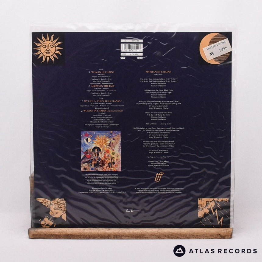 Tears For Fears - Woman In Chains - A-2 B-2 12" Vinyl Record - VG+