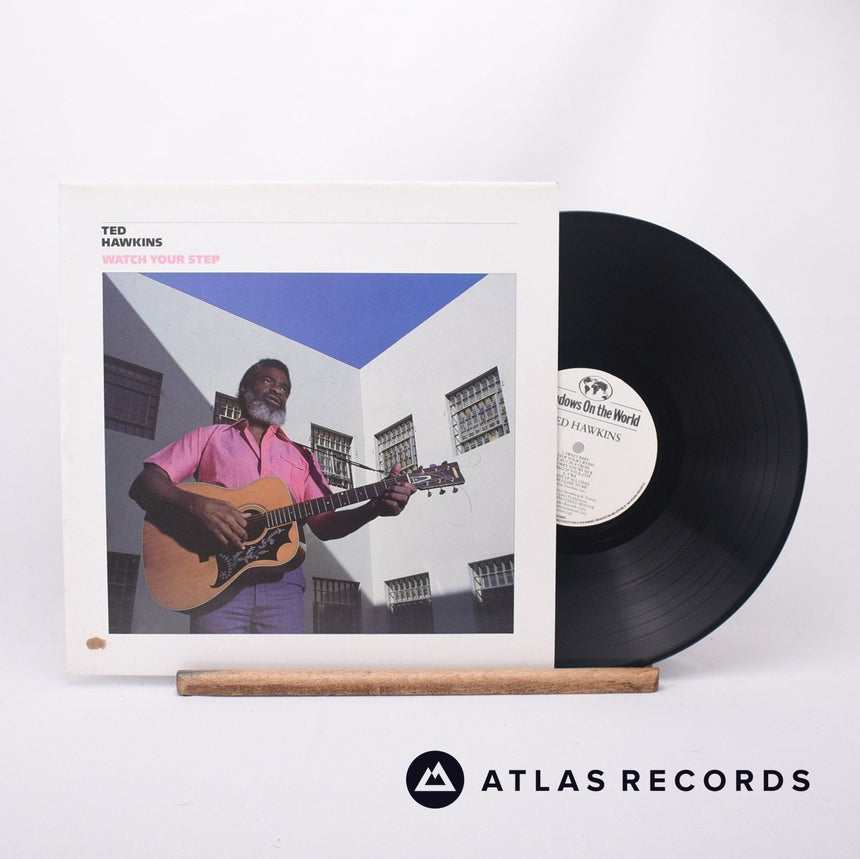 Ted Hawkins Watch Your Step LP Vinyl Record - Front Cover & Record