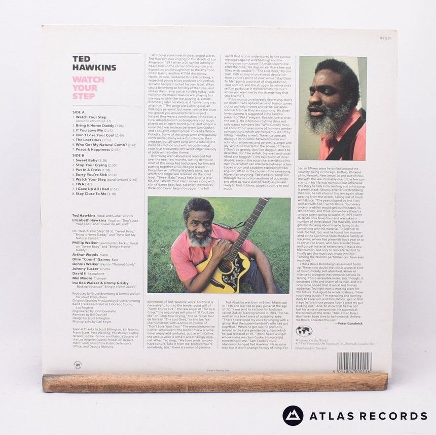 Ted Hawkins - Watch Your Step - Reissue LP Vinyl Record - EX/EX