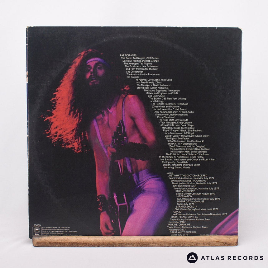 Ted Nugent - Double Live Gonzo! - Misprint 2 x LP Vinyl Record - VG+/VG+