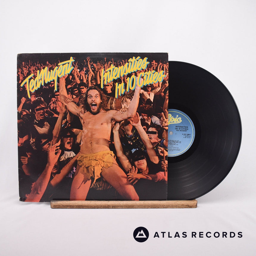 Ted Nugent Intensities In 10 Cities LP Vinyl Record - Front Cover & Record