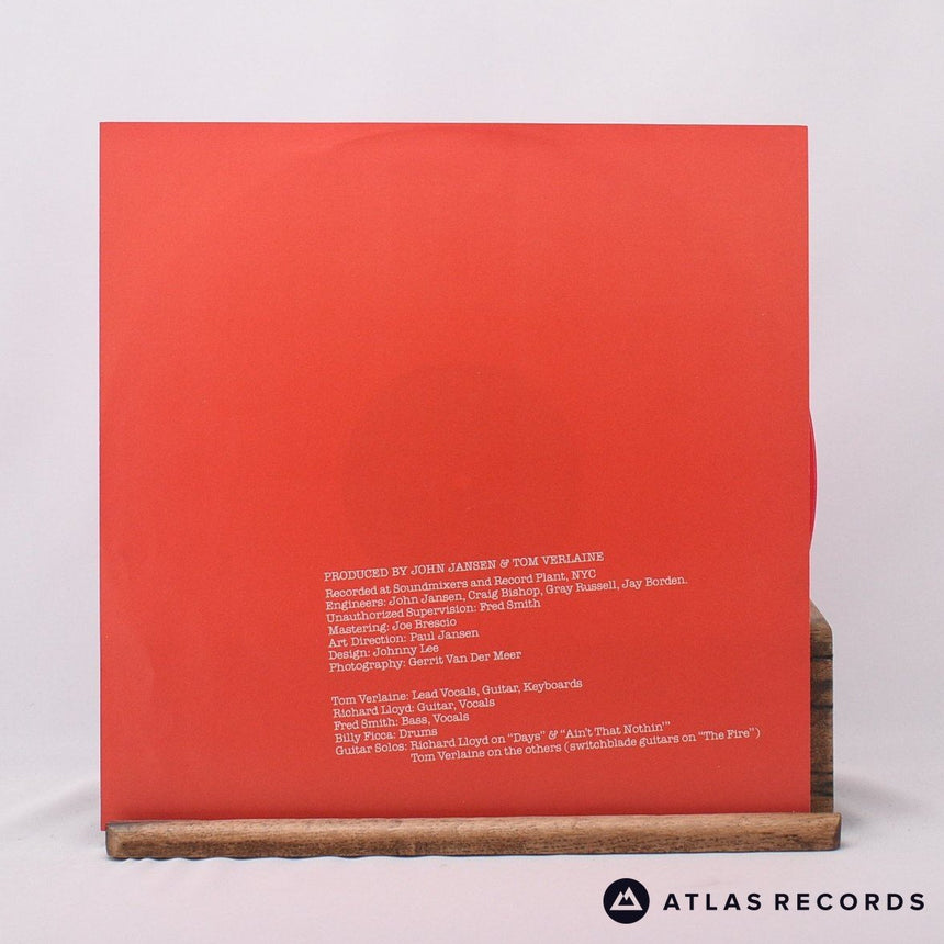 Television - Adventure - Red First Uk Press Insert A1 B1 LP Vinyl Record - EX/NM