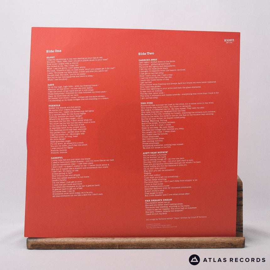 Television - Adventure - Red A1 B1 LP Vinyl Record - EX/NM