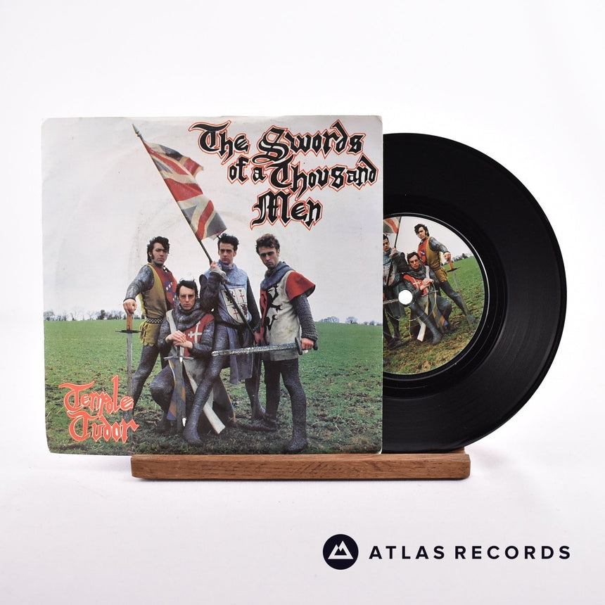 Tenpole Tudor The Swords Of A Thousand Men 7" Vinyl Record - Front Cover & Record