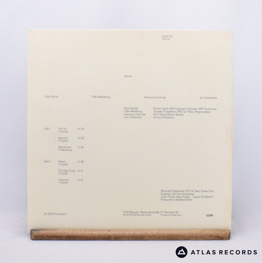 Terje Rypdal - Waves - Textured Sleeve S1 S2 LP Vinyl Record - EX/EX