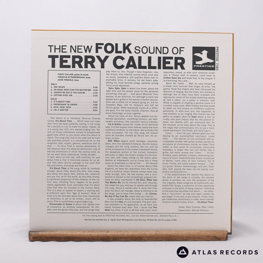 Terry Callier - The New Folk Sound Of Terry Callier - LP Vinyl Record