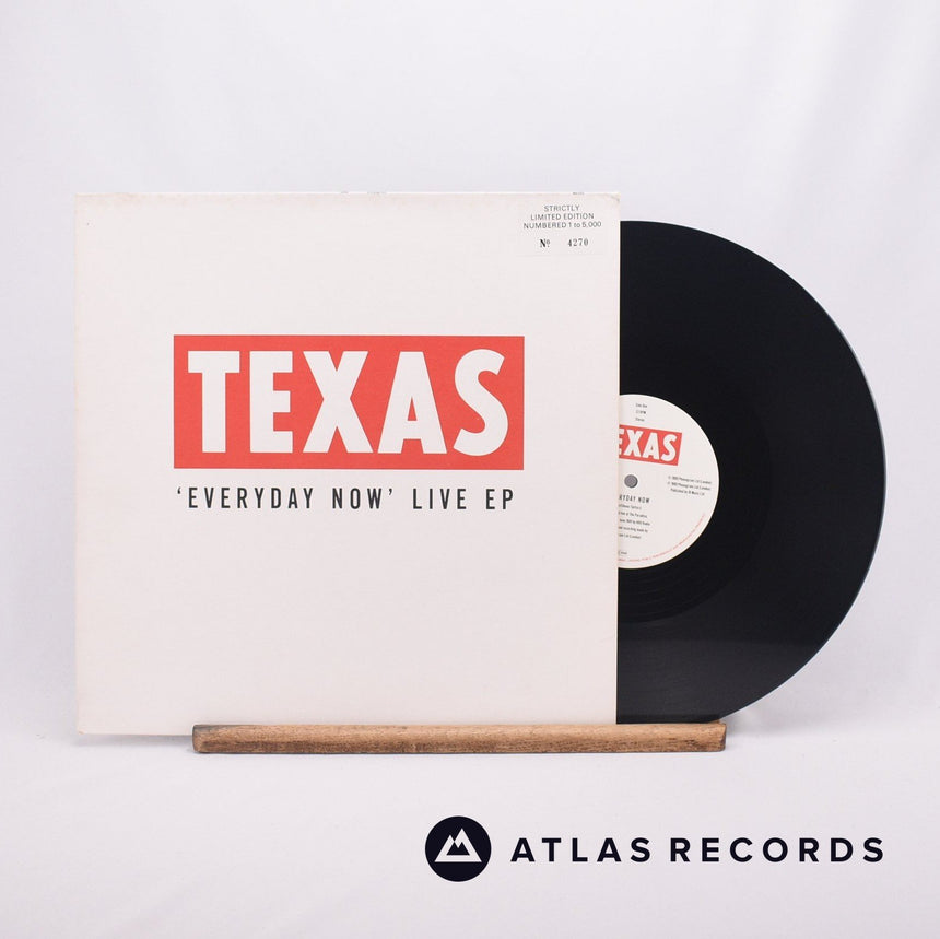 Texas Everyday Now Live EP 12" Vinyl Record - Front Cover & Record