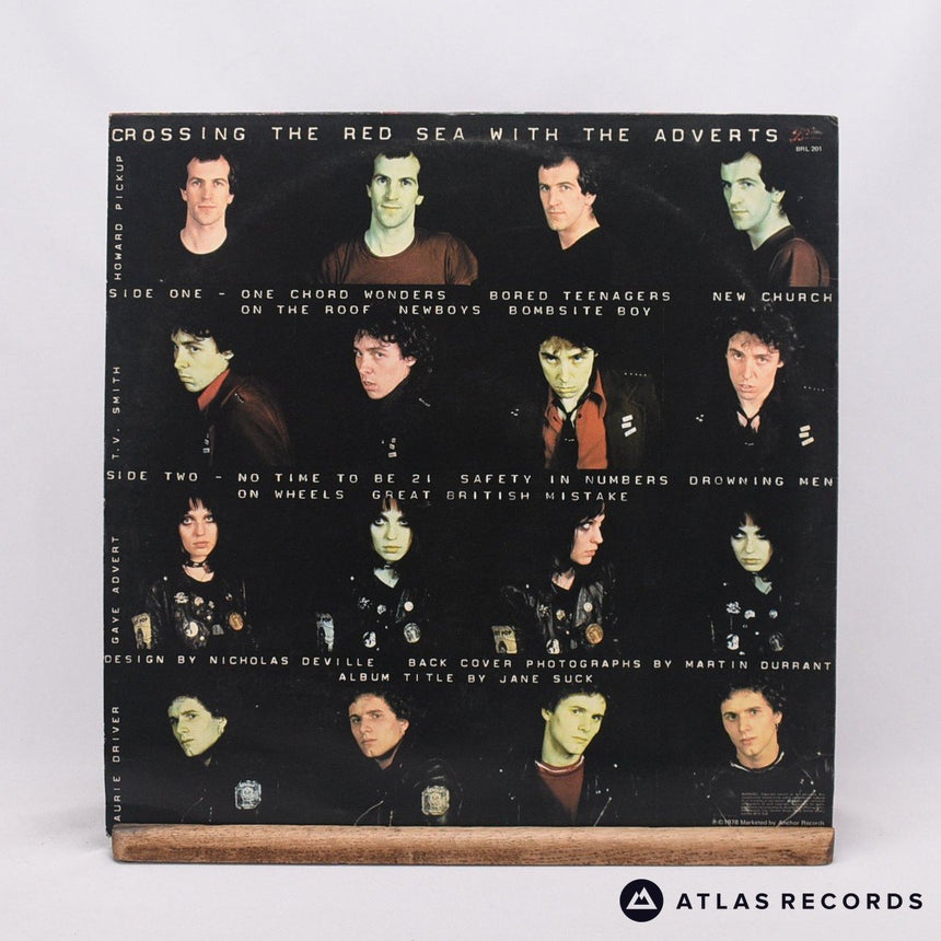 The Adverts - Crossing The Red Sea With The Adverts - LP Vinyl Record - VG+/VG+