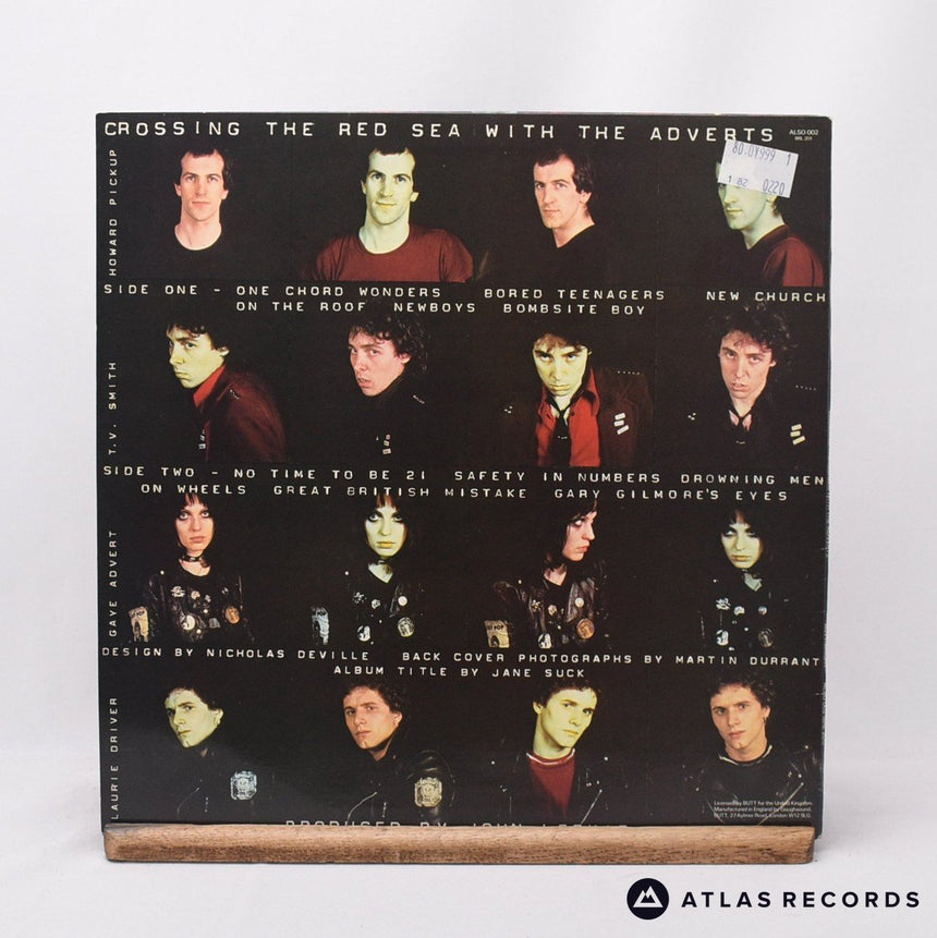 The Adverts - Crossing The Red Sea With The Adverts - LP Vinyl Record - EX/EX