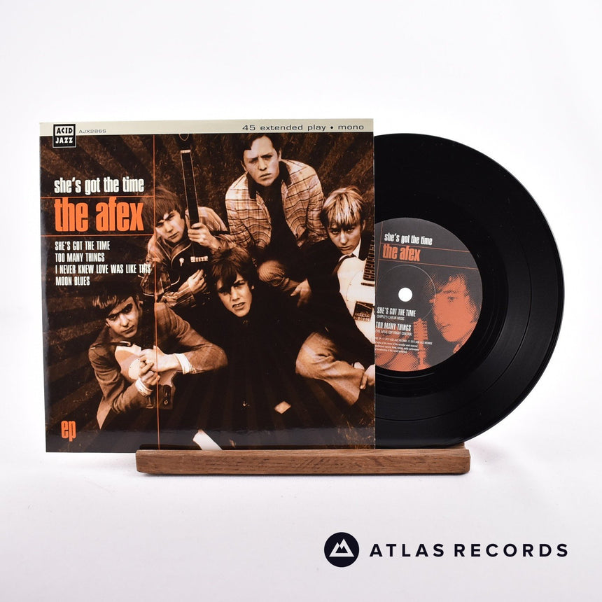 The Afex She's Got The Time 7" Vinyl Record - Front Cover & Record