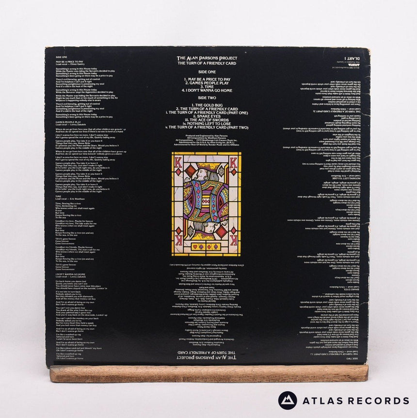 The Alan Parsons Project - The Turn Of A Friendly Card - LP Vinyl Record