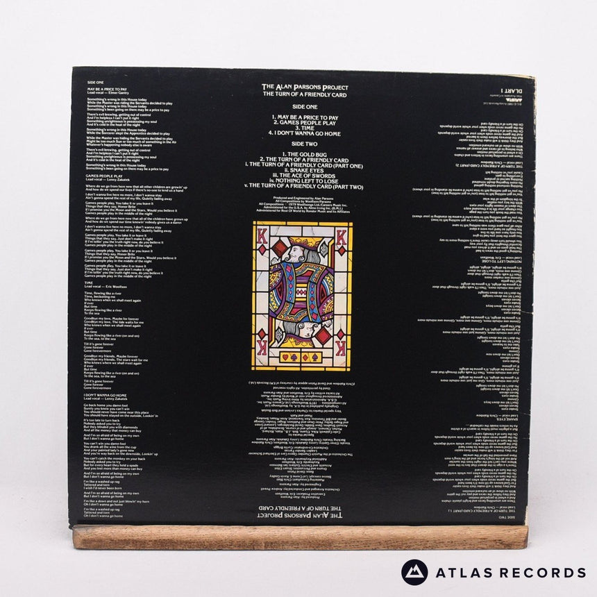 The Alan Parsons Project - The Turn Of A Friendly Card - LP Vinyl Record