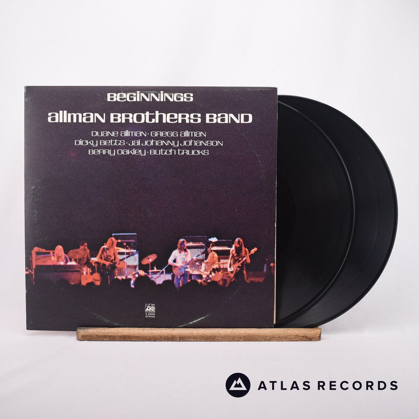 The Allman Brothers Band Beginnings 2 x LP Vinyl Record - Front Cover & Record