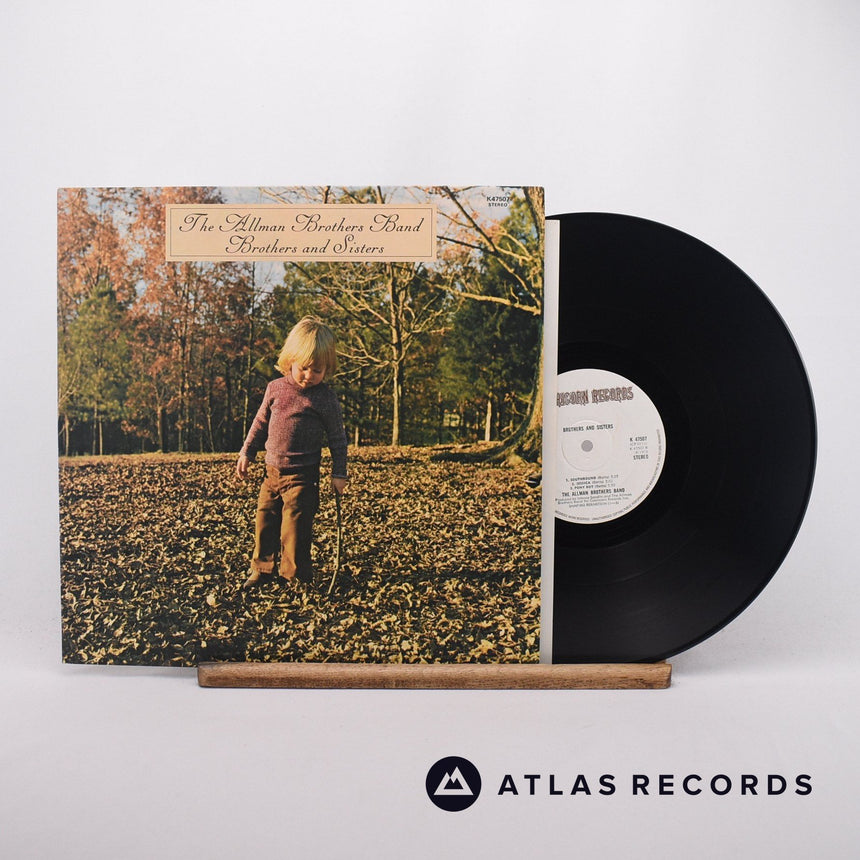 The Allman Brothers Band Brothers And Sisters LP Vinyl Record - Front Cover & Record