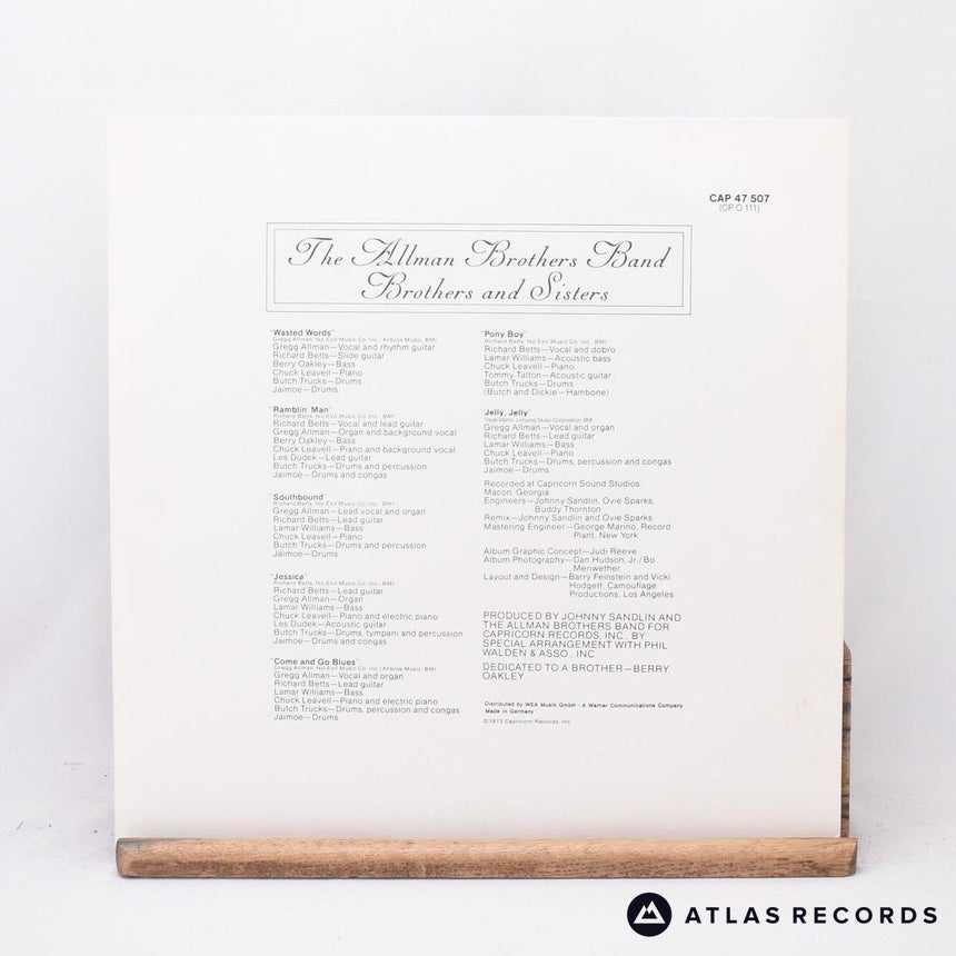 The Allman Brothers Band - Brothers And Sisters - LP Vinyl Record - EX/VG+