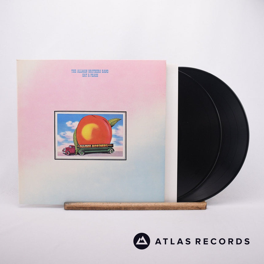 The Allman Brothers Band Eat A Peach 2 x LP Vinyl Record - Front Cover & Record