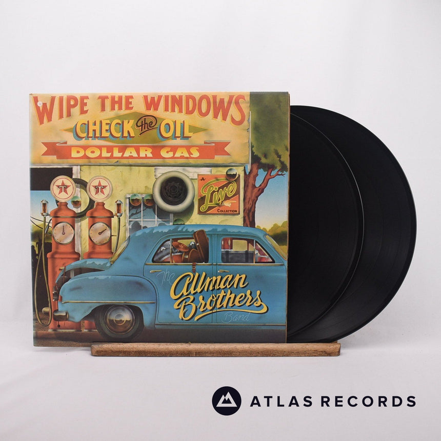 The Allman Brothers Band Wipe The Windows, Check The Oil, Dollar Gas 2 x LP Vinyl Record - Front Cover & Record