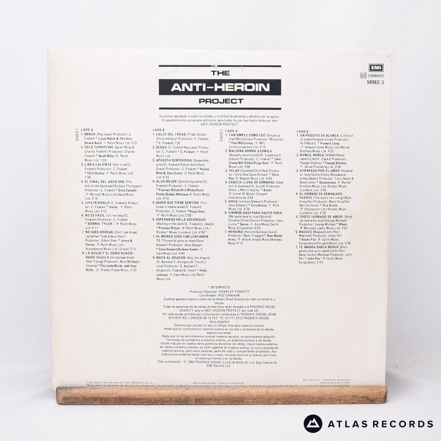 The Anti-Heroin Project - It's A Live-In World - 2 x LP Vinyl Record - EX/EX