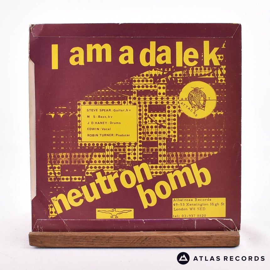 The Art Attacks - I Am A Dalek - 7" Vinyl Record - VG+/VG+