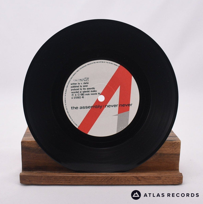 The Assembly - Never Never - 7" Vinyl Record - EX/EX