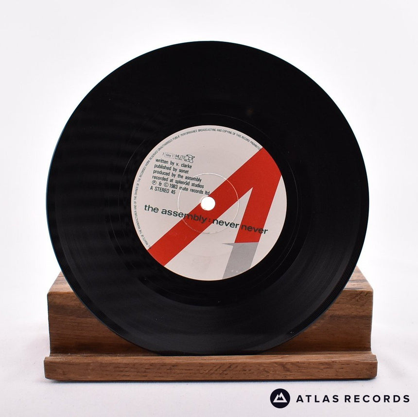 The Assembly - Never Never - 7" Vinyl Record - VG+/EX