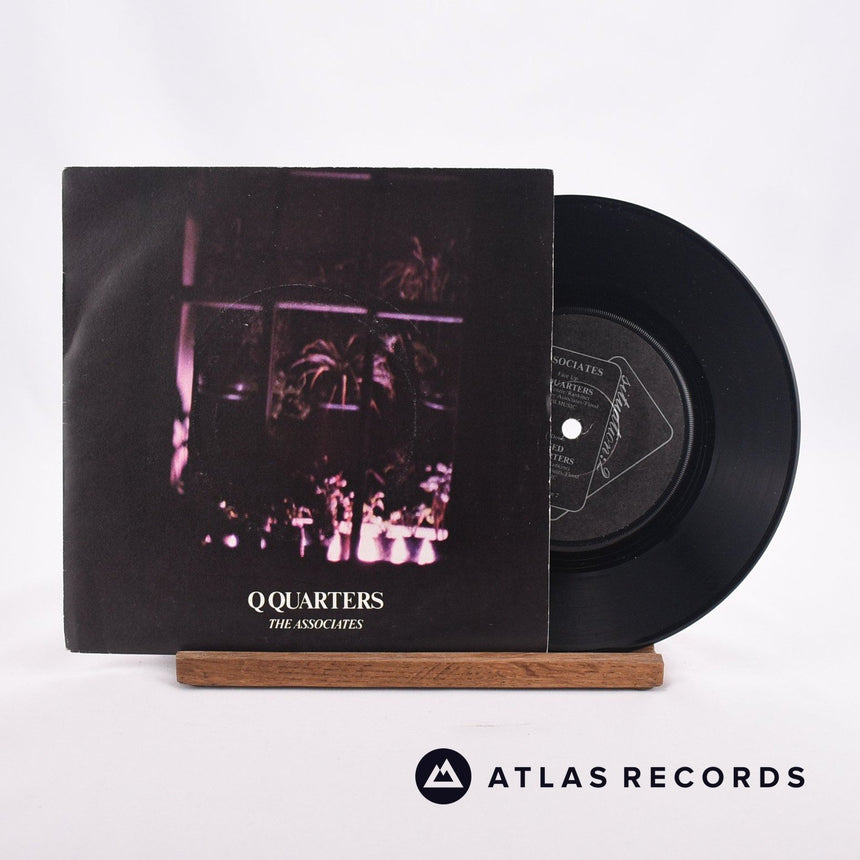 The Associates Q Quarters 7" Vinyl Record - Front Cover & Record