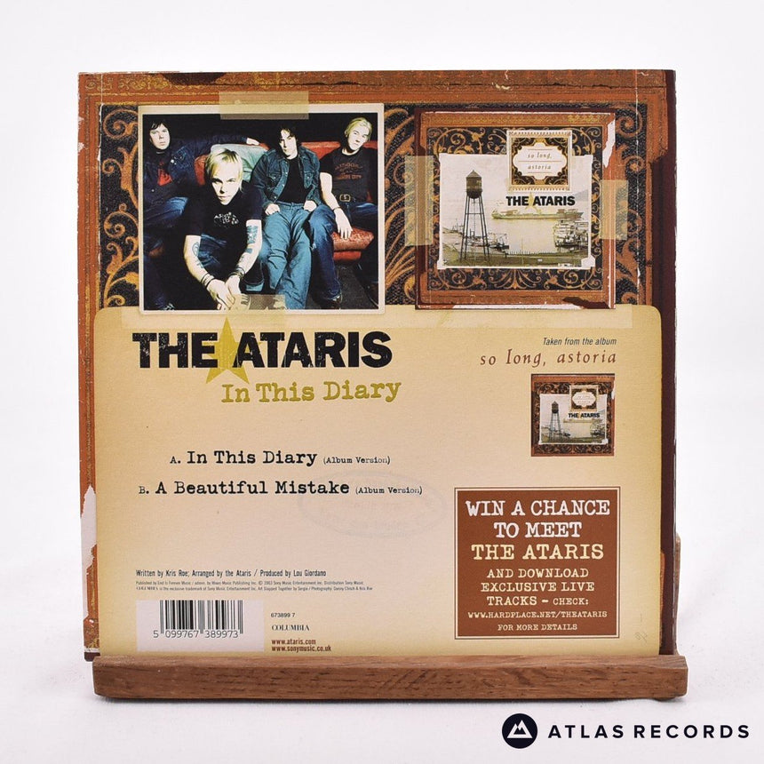 The Ataris - In This Diary - Silver 7" Vinyl Record - NM/NM