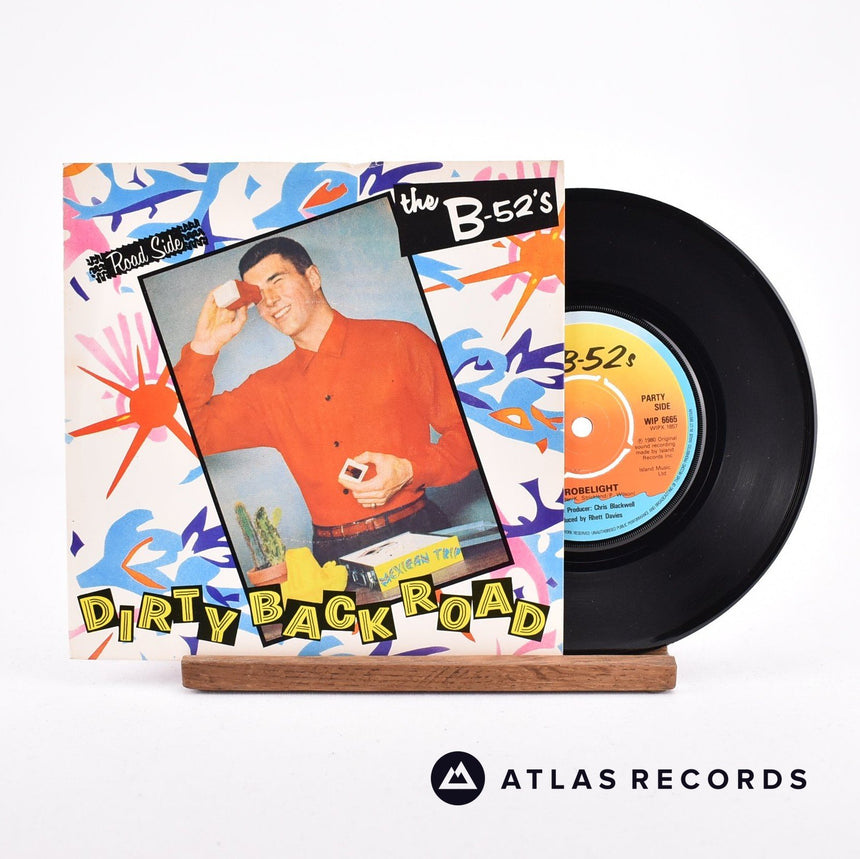 The B-52's Strobe Light 7" Vinyl Record - Front Cover & Record