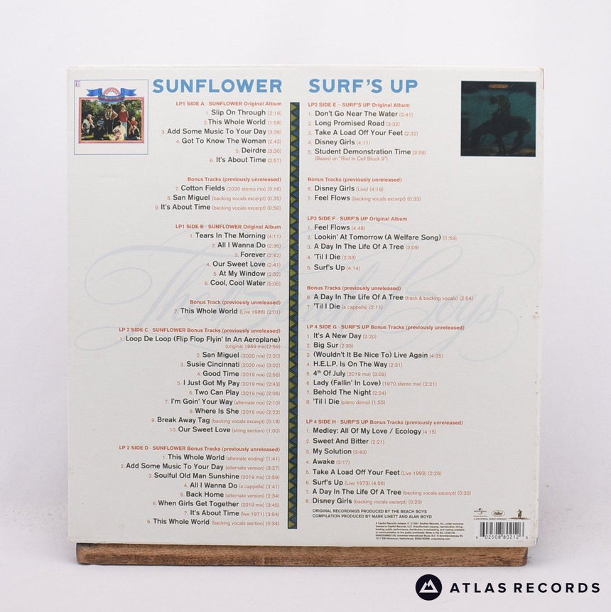 The Beach Boys - Feel Flows - 180G Booklet Insert 4 x LP Vinyl Record - EX/EX