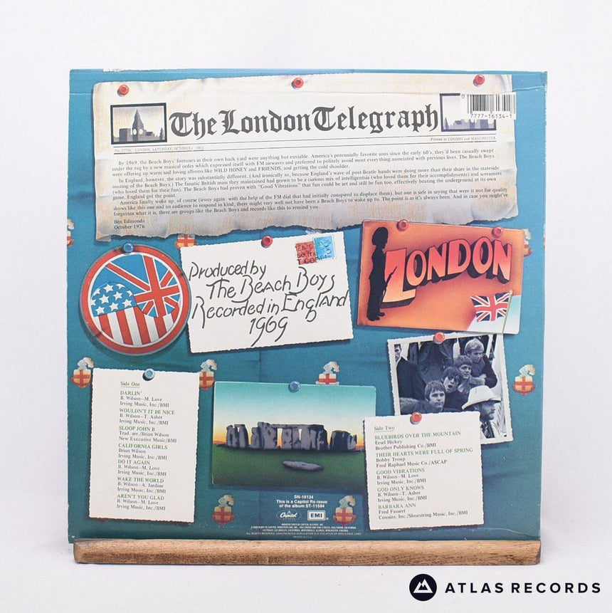 The Beach Boys - Live In London - Reissue Us LP Vinyl Record - EX/EX