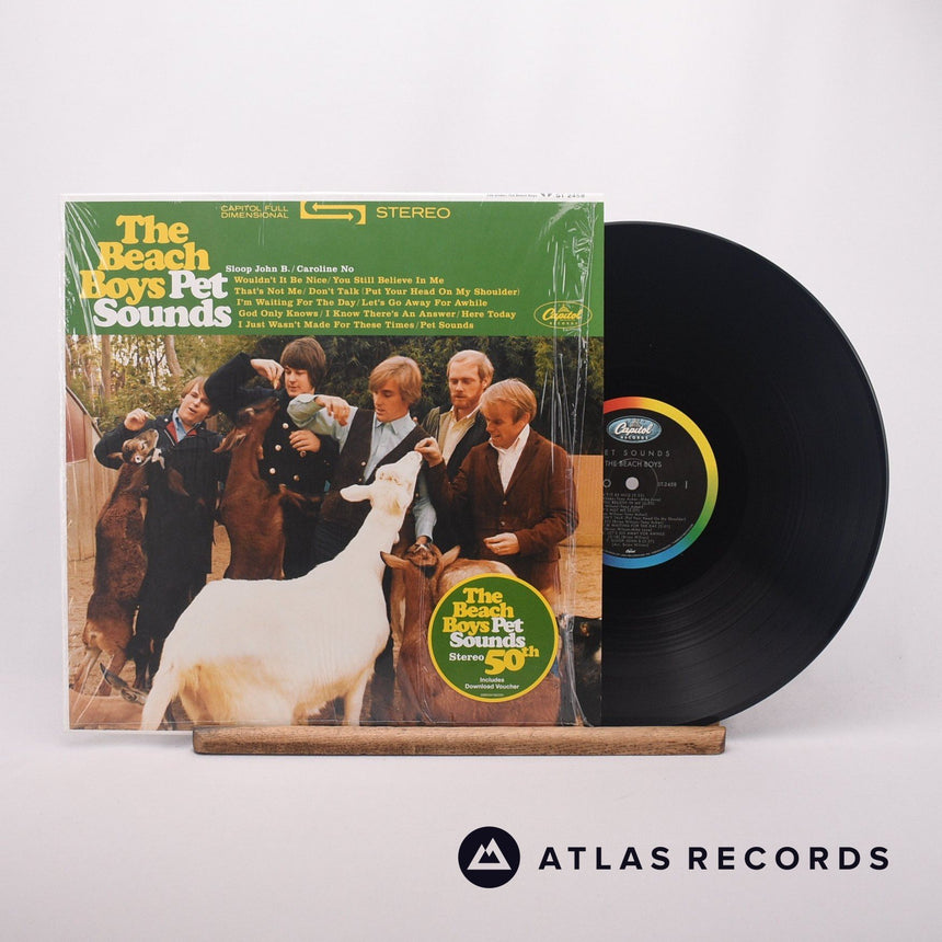 The Beach Boys Pet Sounds LP Vinyl Record - Front Cover & Record