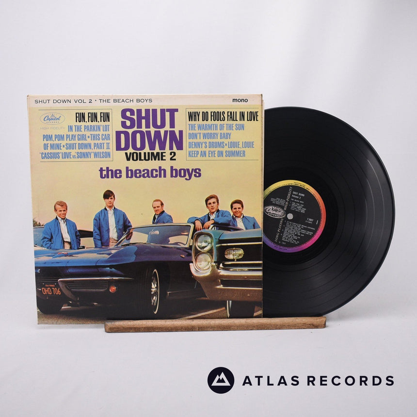 The Beach Boys Shut Down Volume 2 LP Vinyl Record - Front Cover & Record