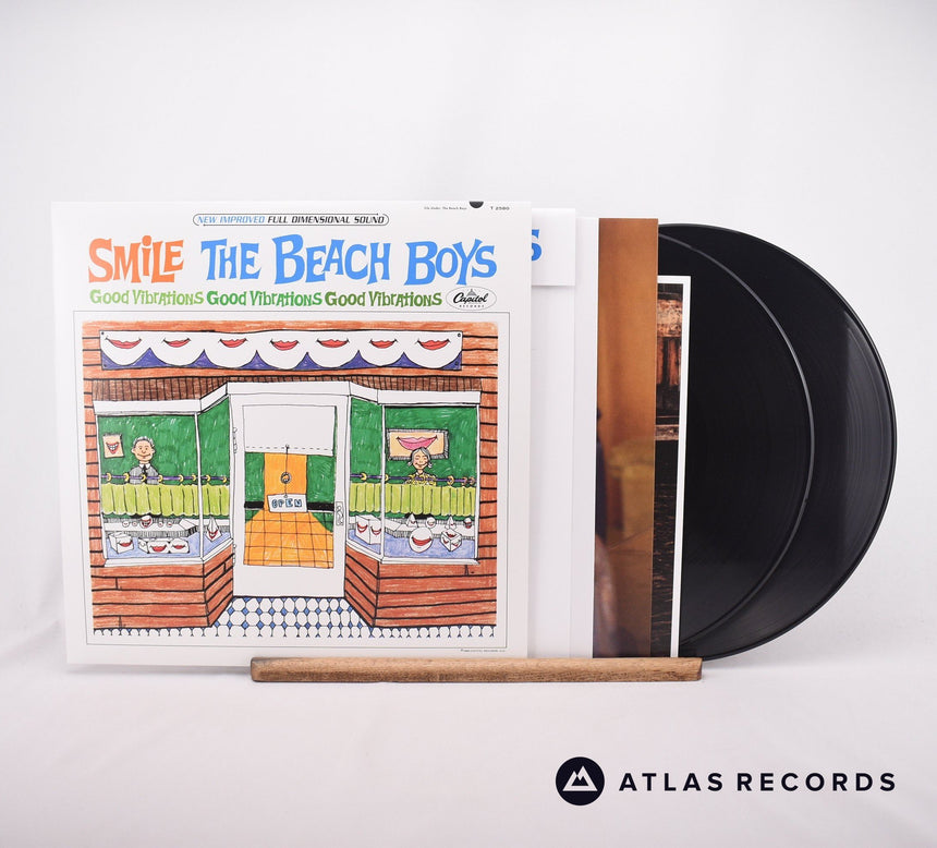 The Beach Boys Smile 2 x LP Vinyl Record - Front Cover & Record
