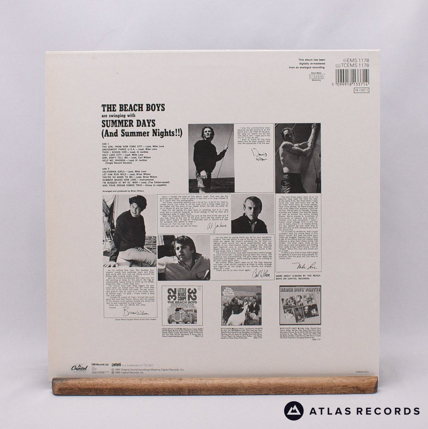 The Beach Boys - Summer Days (And Summer Nights!!) - LP Vinyl Record - VG+/EX