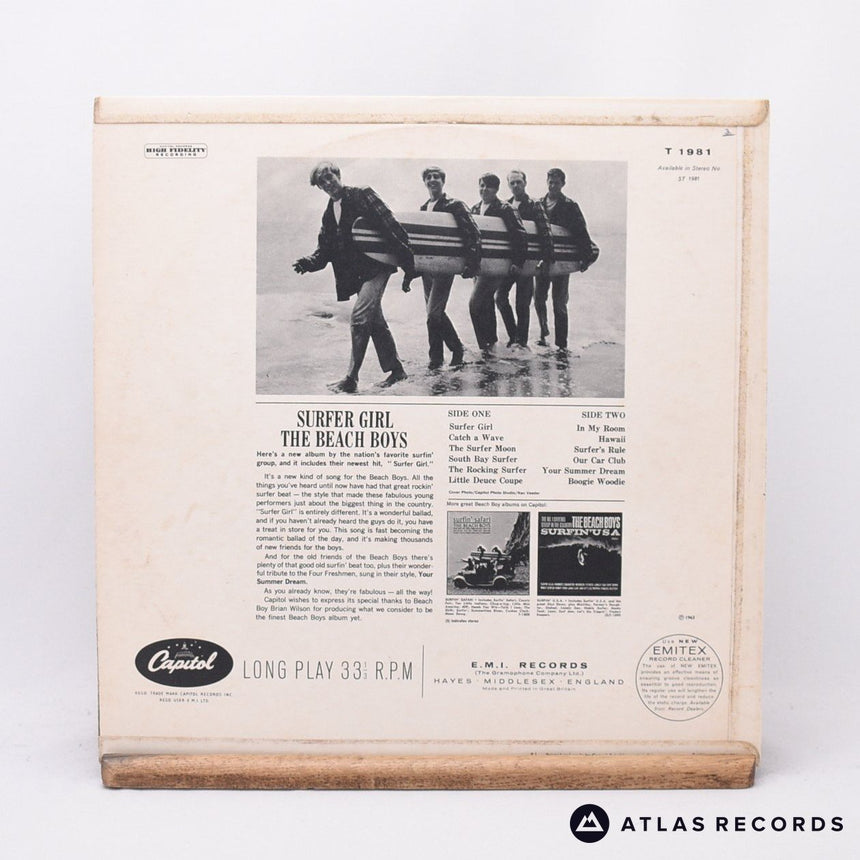 The Beach Boys - Surfer Girl - LP Vinyl Record - VG+/VG+