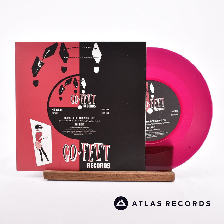 The Beat Mirror In The Bathroom 7" Vinyl Record - Front Cover & Record