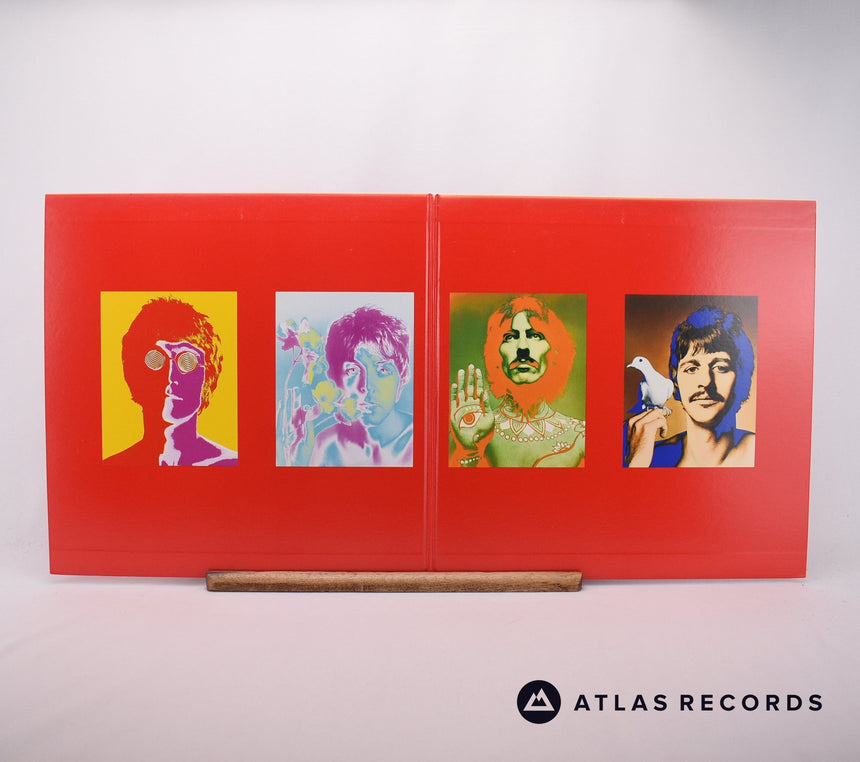 The Beatles - 1 - 4 Inserts Lyric Sheet 2 x LP Vinyl Record - EX/EX
