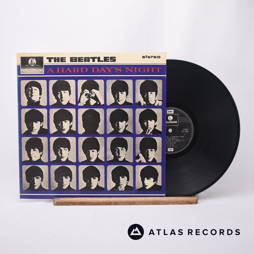 The Beatles A Hard Day's Night LP Vinyl Record - Front Cover & Record