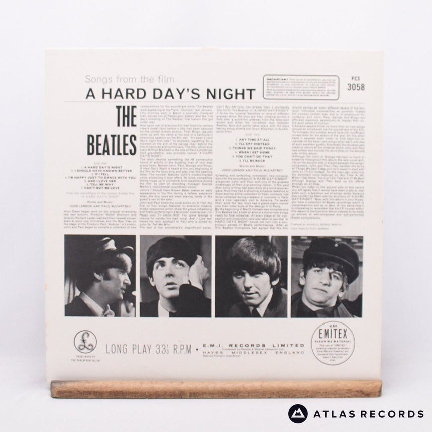 The Beatles - A Hard Day's Night - Reissue Stereo -2 -4 LP Vinyl Record - EX/EX