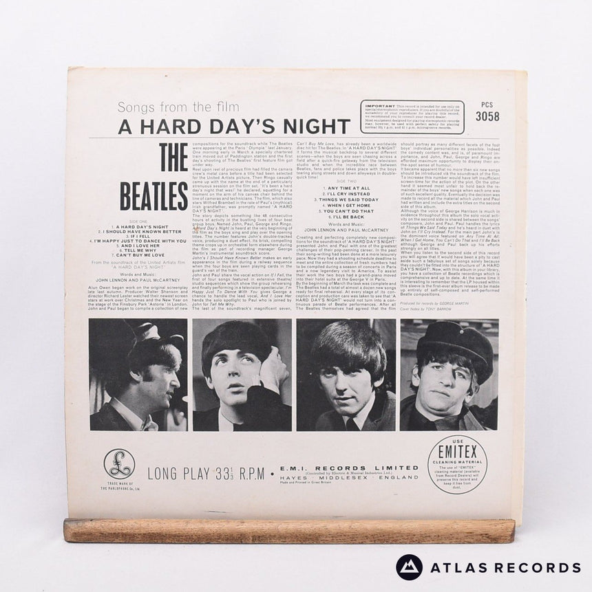The Beatles - A Hard Day's Night - 126-1 127-1 LP Vinyl Record - VG+/VG+