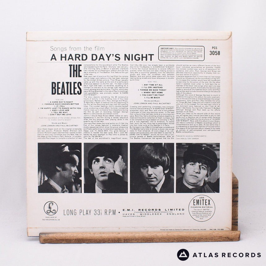 The Beatles - A Hard Day's Night - Reissue Stereo LP Vinyl Record - EX/EX