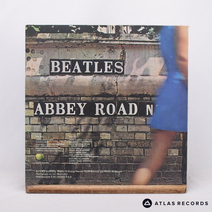 The Beatles - Abbey Road - Reissue Italy A12 B12 LP Vinyl Record - EX/EX