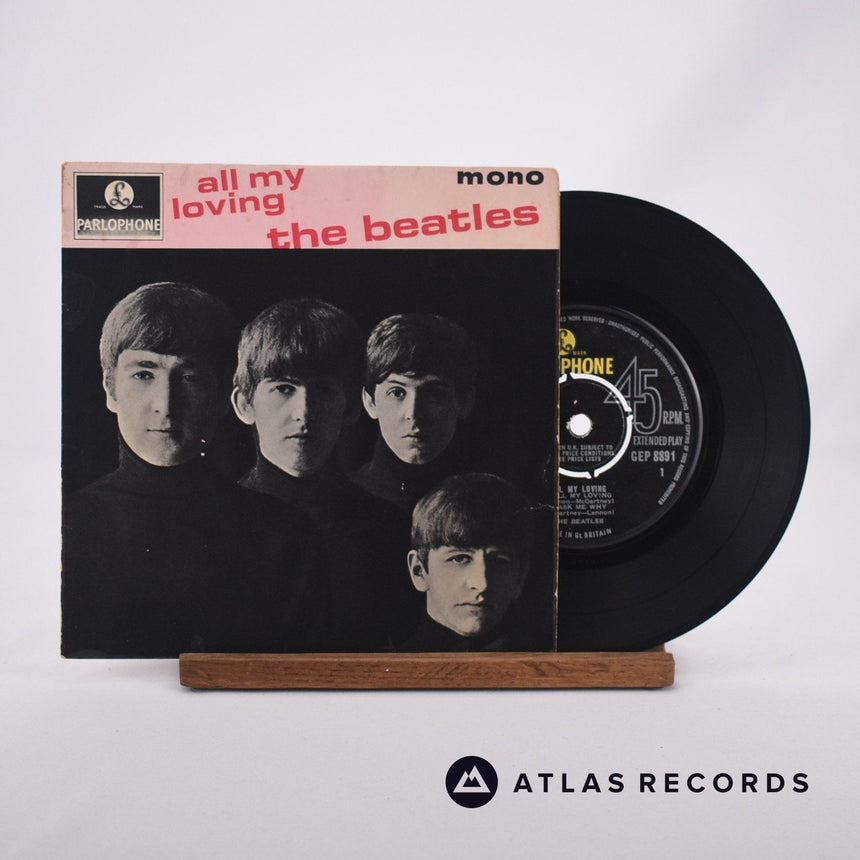 The Beatles All My Loving 7" Vinyl Record - Front Cover & Record