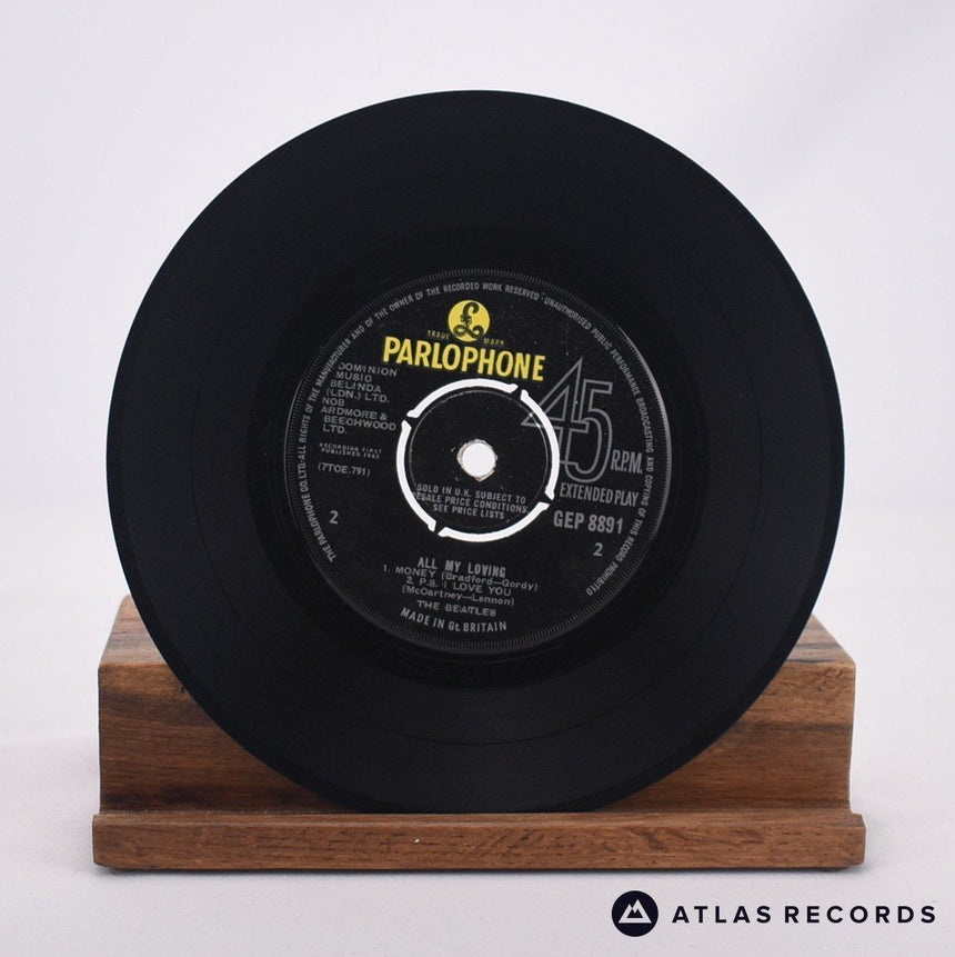 The Beatles - All My Loving - Repress Mono 7" EP Vinyl Record - VG+/VG