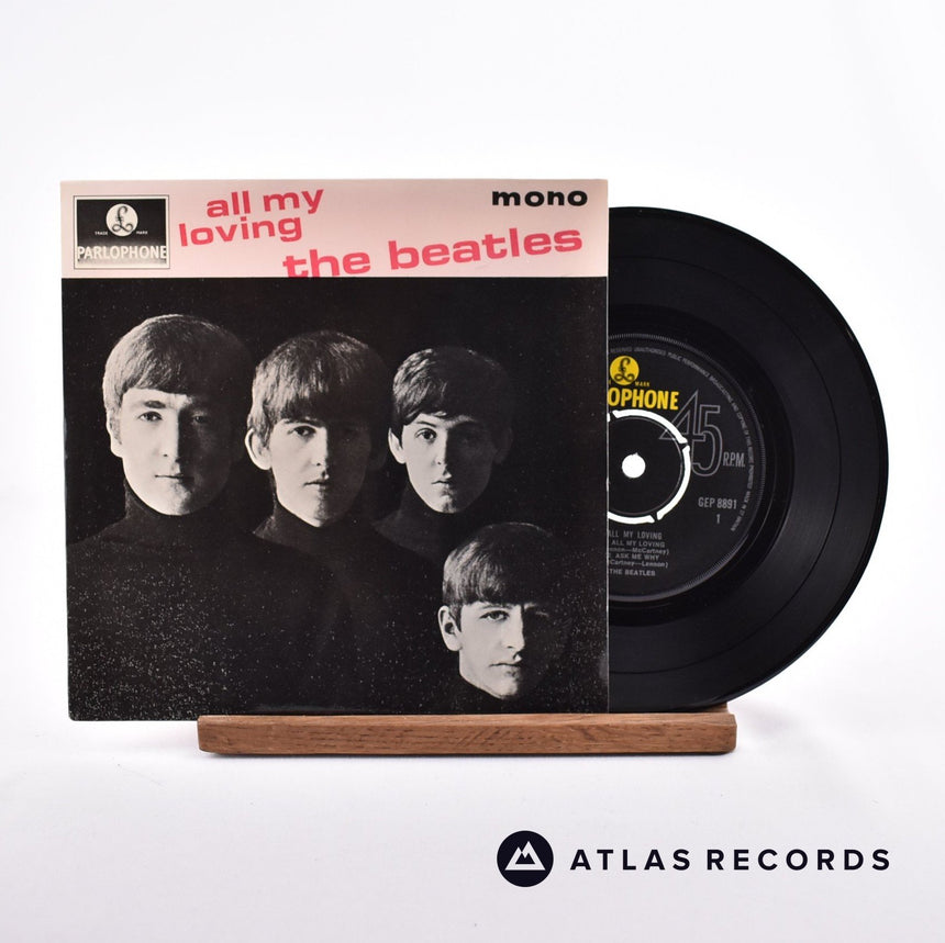 The Beatles All My Loving 7" Vinyl Record - Front Cover & Record