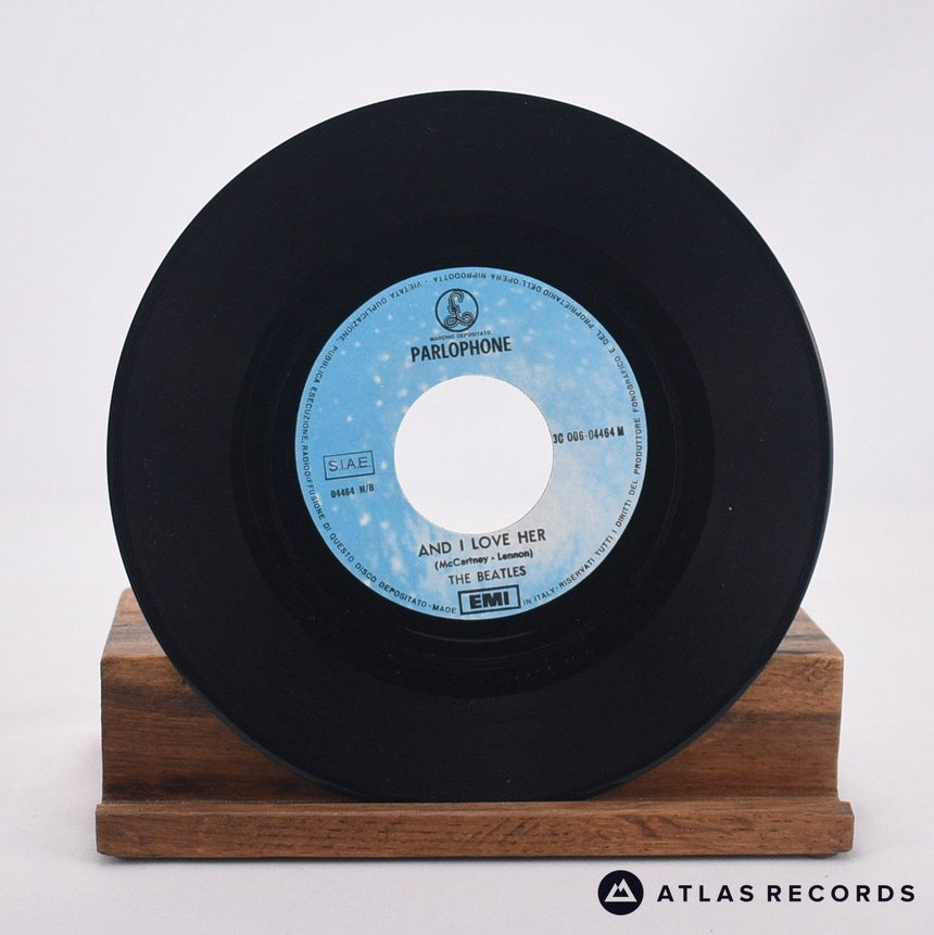 The Beatles - And I Love Her - Reissue Italian 7" Vinyl Record - EX/VG+
