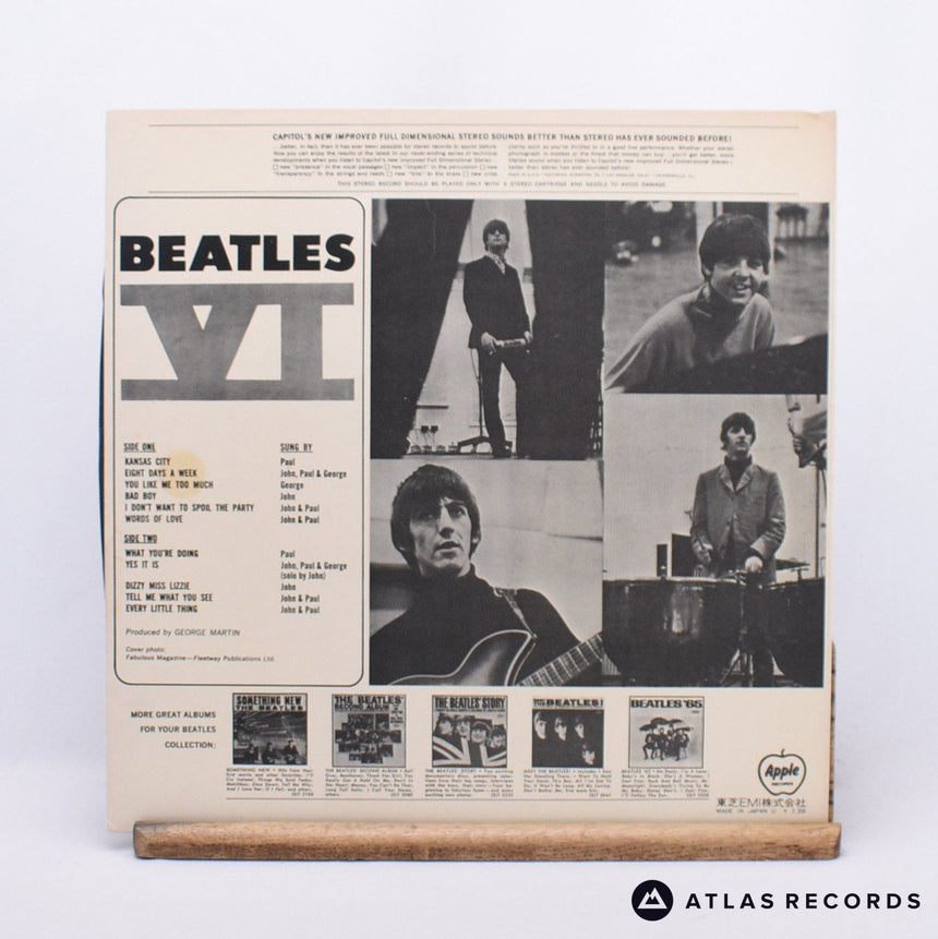 The Beatles - Beatles VI - Lyric Sheet 1S 1S LP Vinyl Record - EX/EX