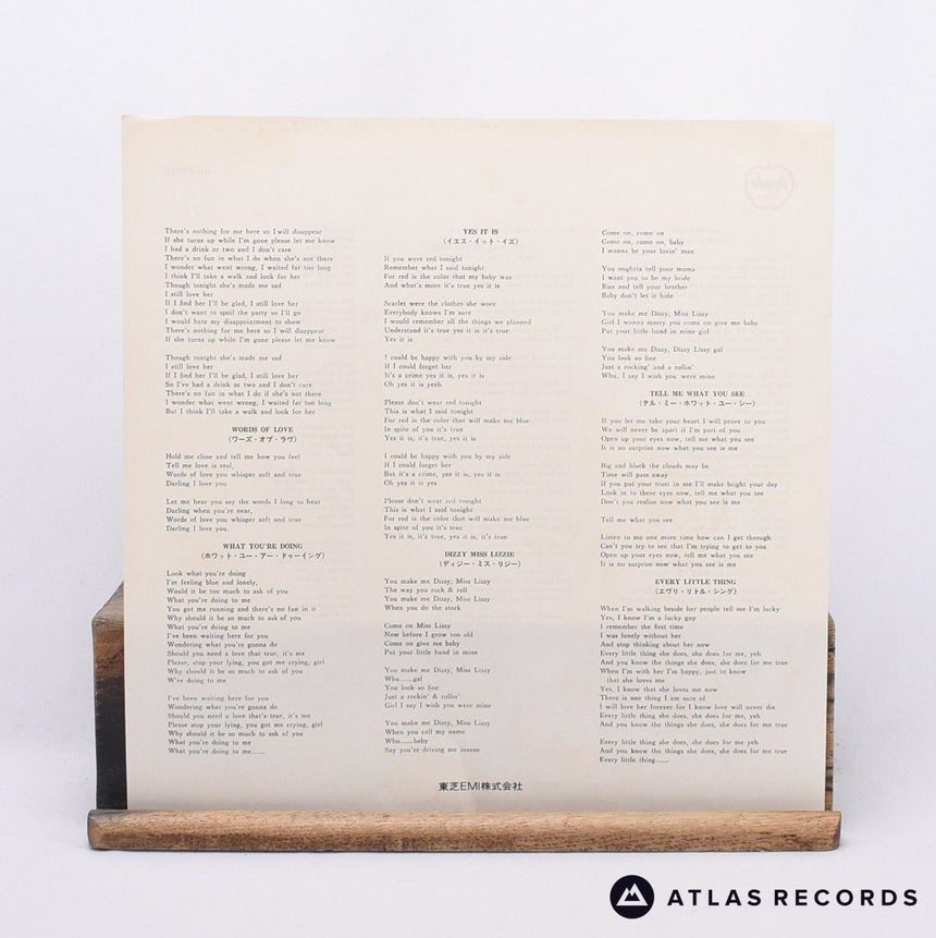 The Beatles - Beatles VI - Lyric Sheet 1S 1S LP Vinyl Record - EX/EX