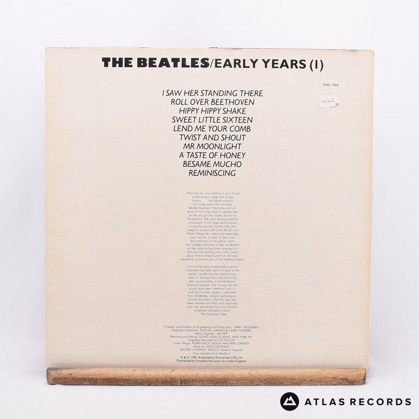 The Beatles - Early Years (1) - France LP Vinyl Record - VG+/VG+