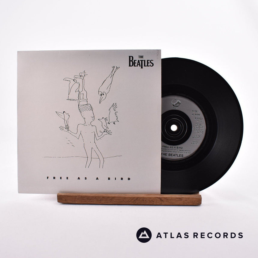 The Beatles Free As A Bird 7" Vinyl Record - Front Cover & Record